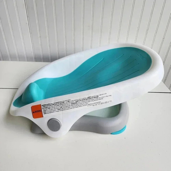 Summer Clean Rinse Baby Bather Bath Tub Infant Support Bathtime Newborn Aqua - Picture 4 of 16